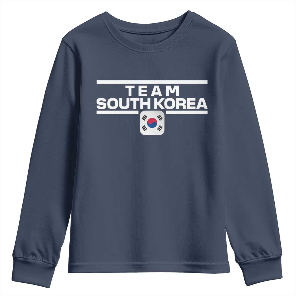 Team South Korea Korean Flag Youth Sweatshirt