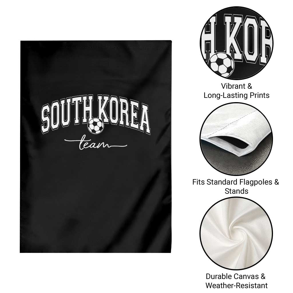 South Korea Soccer Team Garden Flag Retro Korea National Football Fan