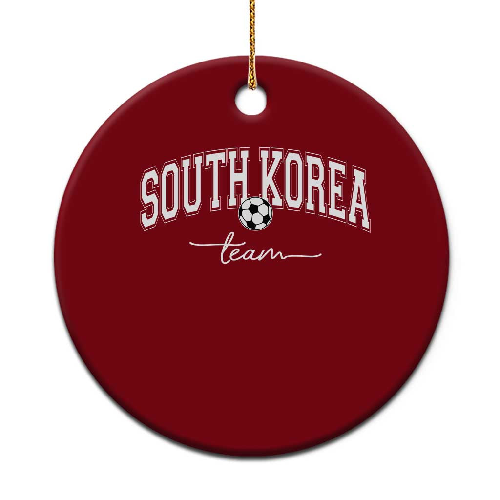 South Korea Soccer Team Ceramic Ornament Retro Korea National Football Fan