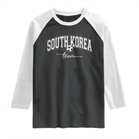 South Korea Soccer Team Raglan Shirt Retro Korea National Football Fan