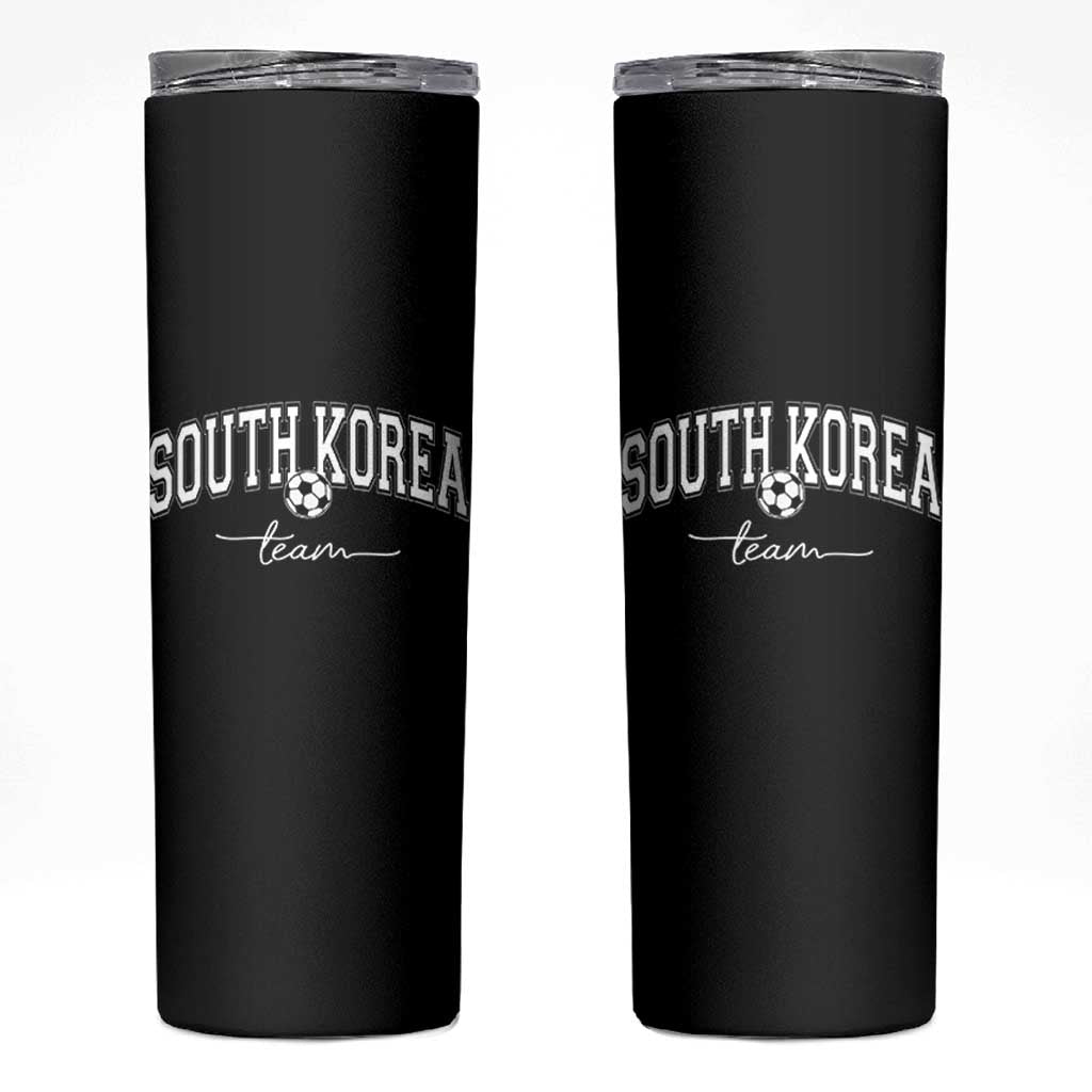 South Korea Soccer Team Skinny Tumbler Retro Korea National Football Fan
