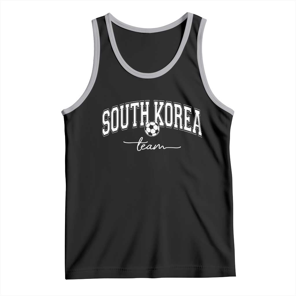 South Korea Soccer Team Tank Top Retro Korea National Football Fan