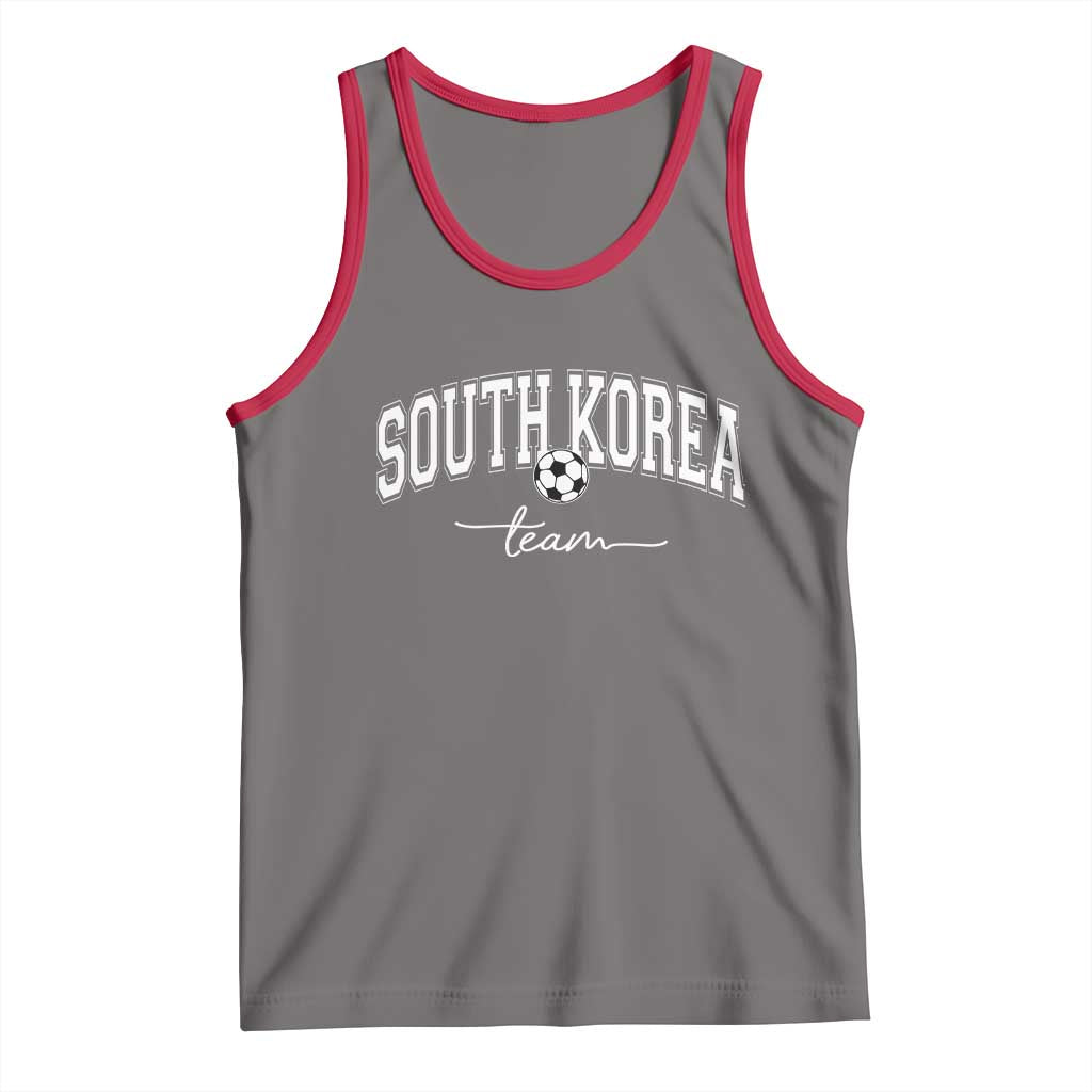 South Korea Soccer Team Tank Top Retro Korea National Football Fan