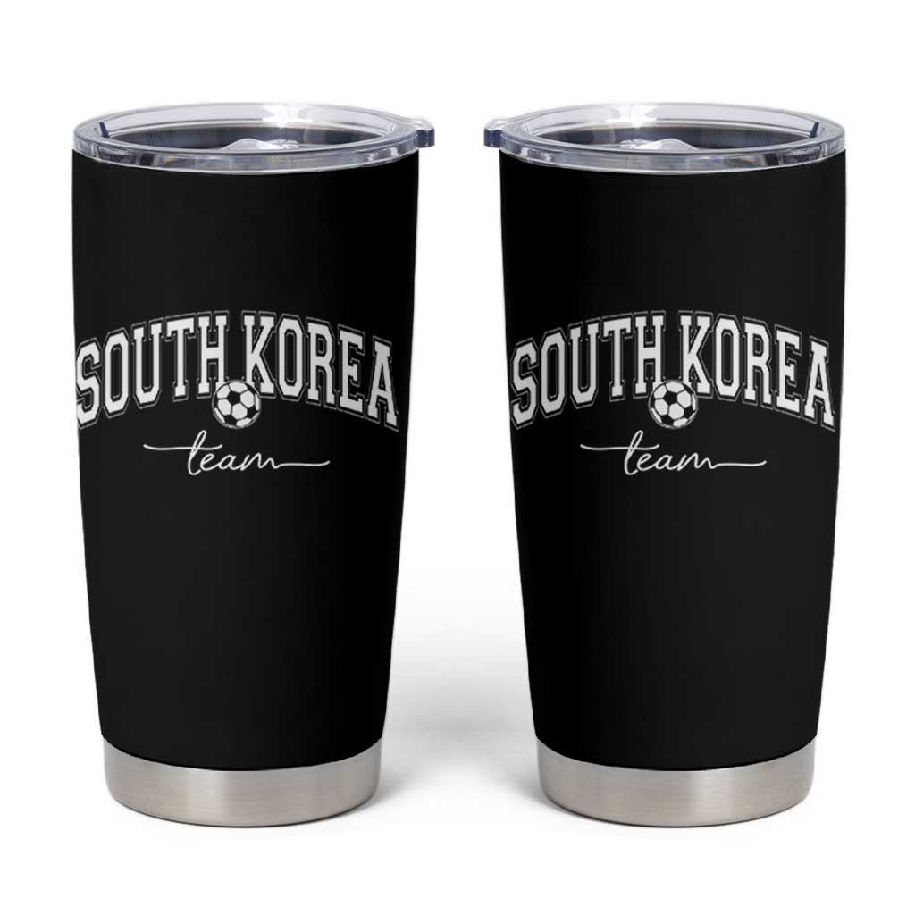 South Korea Soccer Team Tumbler Cup Retro Korea National Football Fan