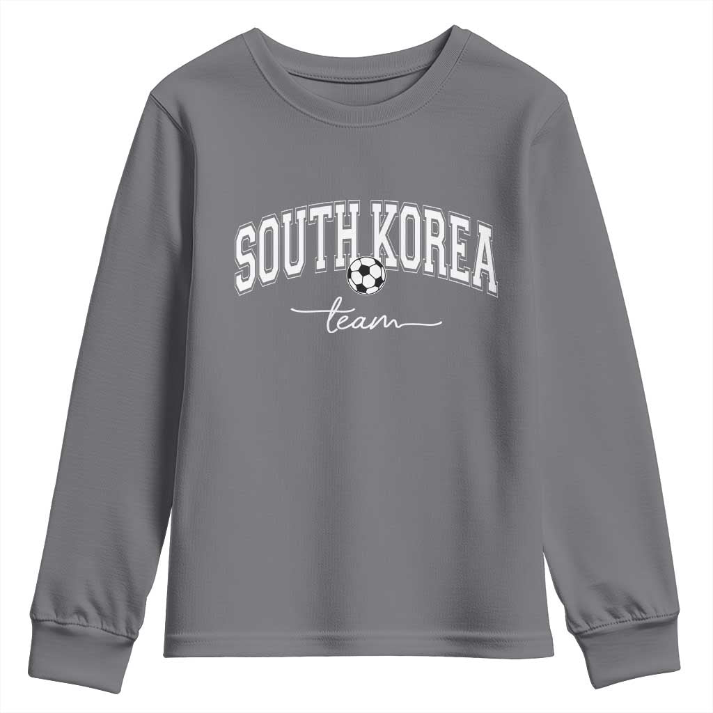 South Korea Soccer Team Youth Sweatshirt Retro Korea National Football Fan