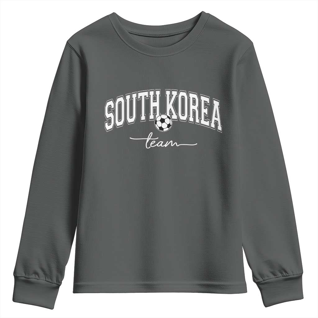 South Korea Soccer Team Youth Sweatshirt Retro Korea National Football Fan