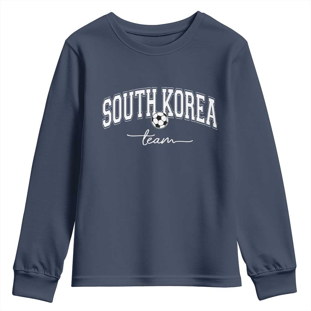 South Korea Soccer Team Youth Sweatshirt Retro Korea National Football Fan