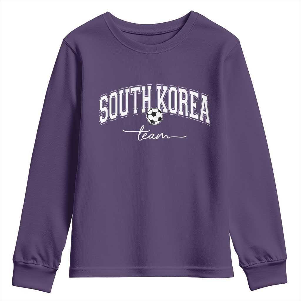 South Korea Soccer Team Youth Sweatshirt Retro Korea National Football Fan