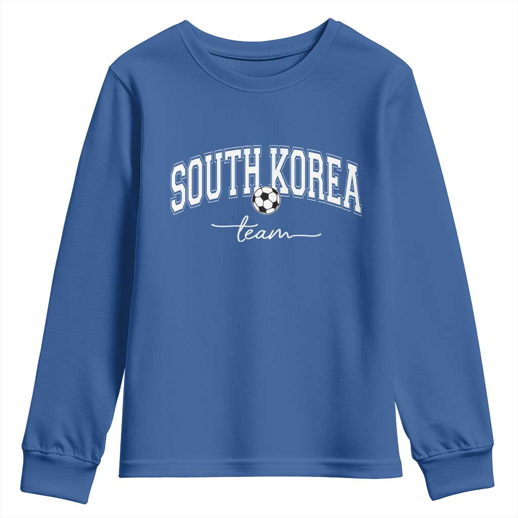 South Korea Soccer Team Youth Sweatshirt Retro Korea National Football Fan
