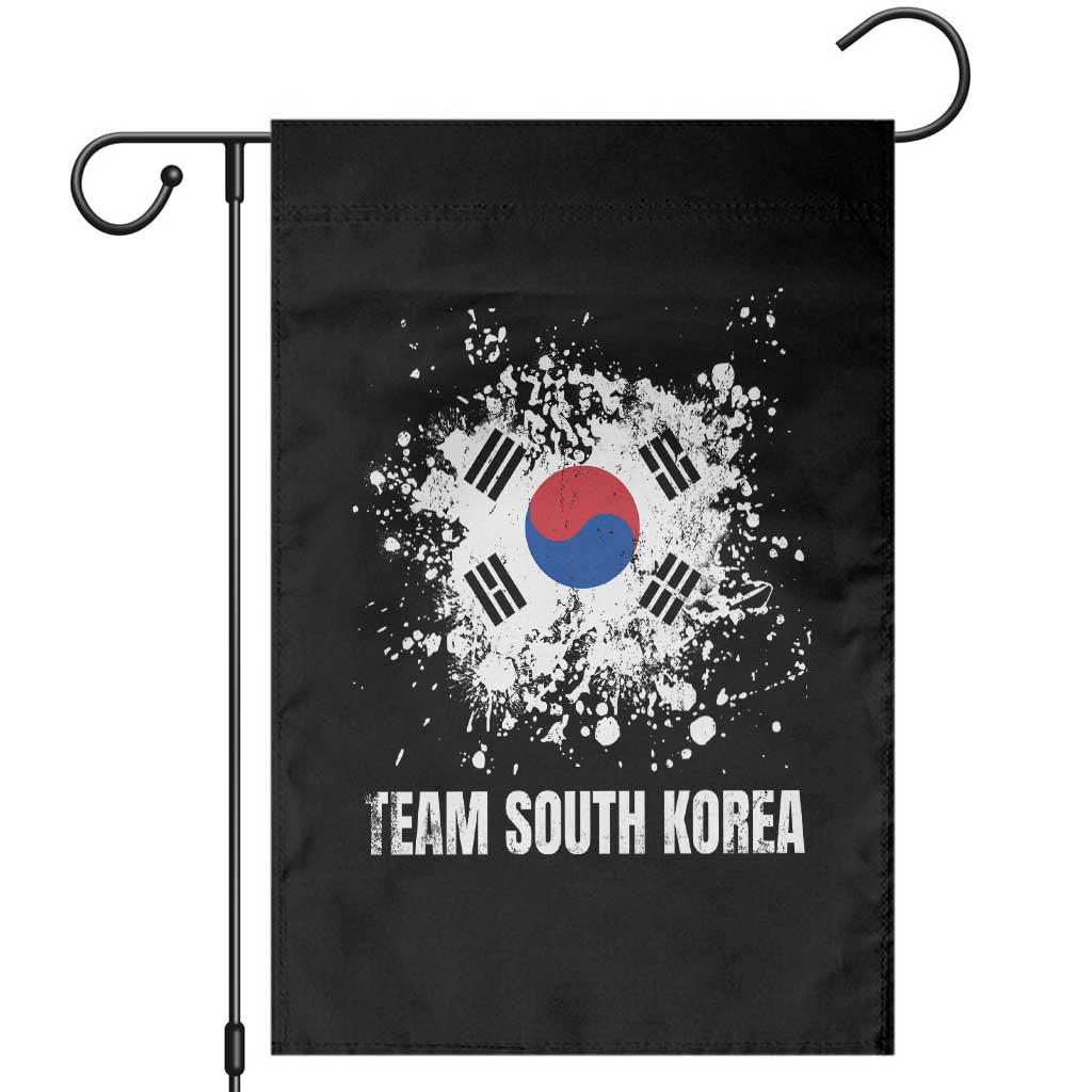 South Korea National Team Garden Flag Retro Vintage Watercolors Sport Korean Flag