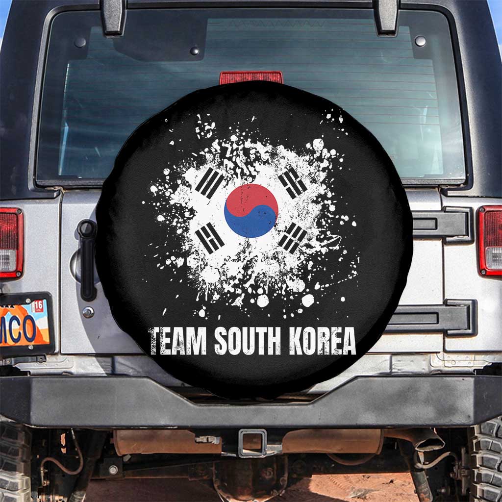 South Korea National Team Spare Tire Cover Retro Vintage Watercolors Sport Korean Flag