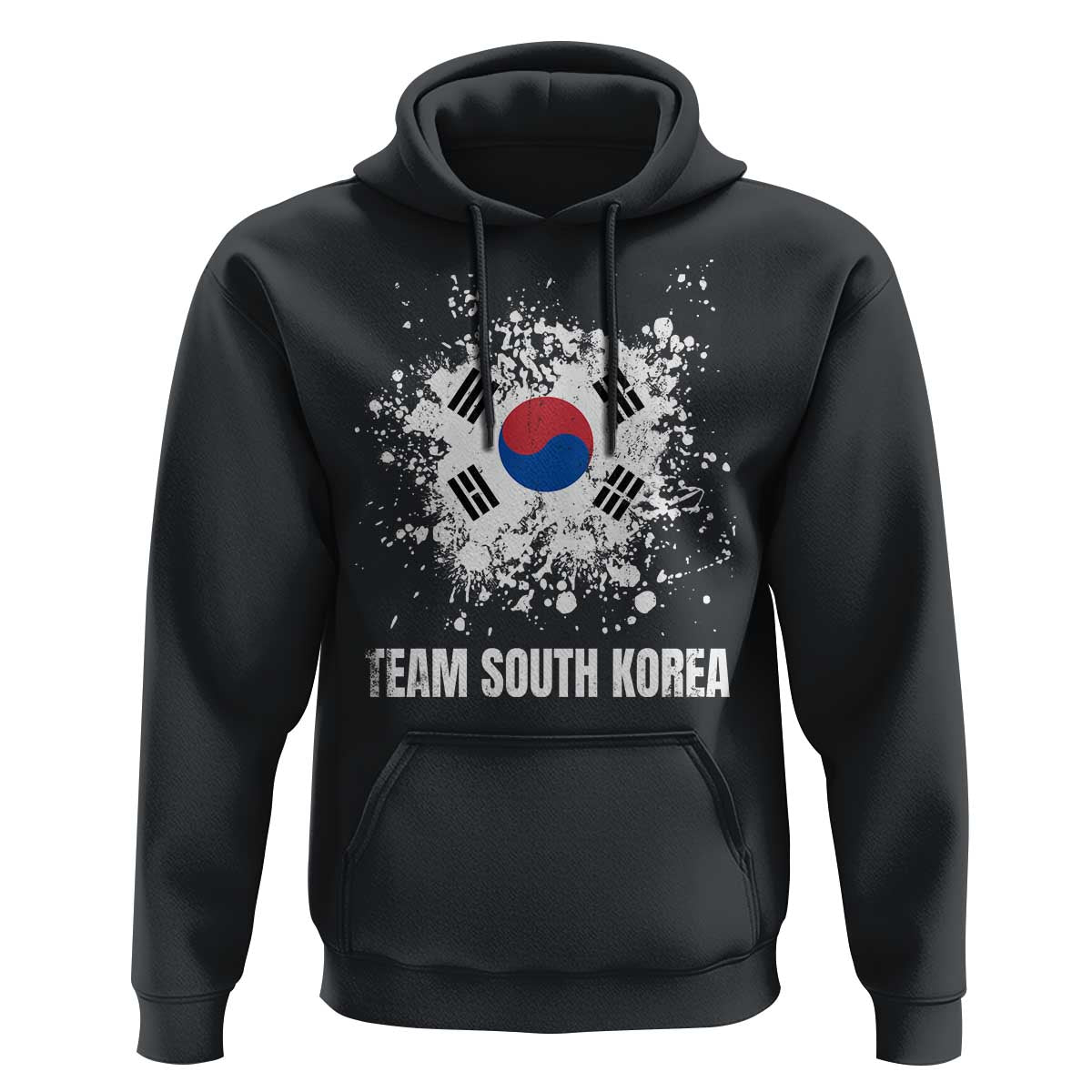 South Korea National Team Hoodie Retro Vintage Watercolors Sport Korean Flag