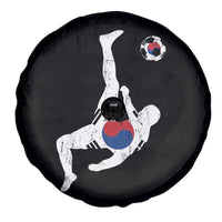 South Korea Soccer Spare Tire Cover Bicycle Kick Silhouette Korean Flag