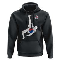 South Korea Soccer Hoodie Bicycle Kick Silhouette Korean Flag