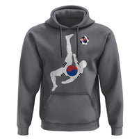 South Korea Soccer Hoodie Bicycle Kick Silhouette Korean Flag