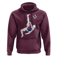 South Korea Soccer Hoodie Bicycle Kick Silhouette Korean Flag