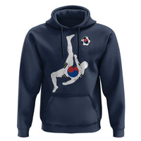 South Korea Soccer Hoodie Bicycle Kick Silhouette Korean Flag