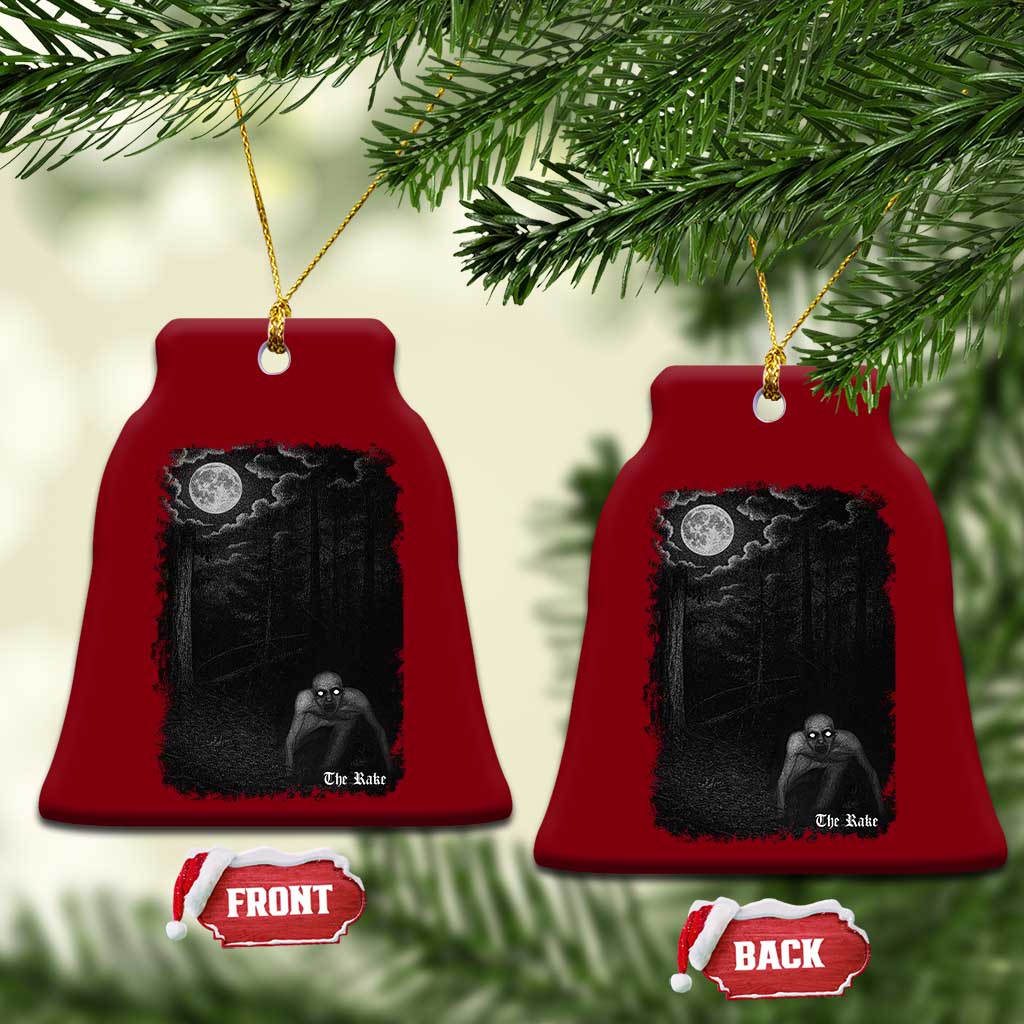 Rake Creepypasta Ceramic Ornament Cryptid Series Cryptozoology Gift Creepy Horror Halloween - Wonder Print Shop