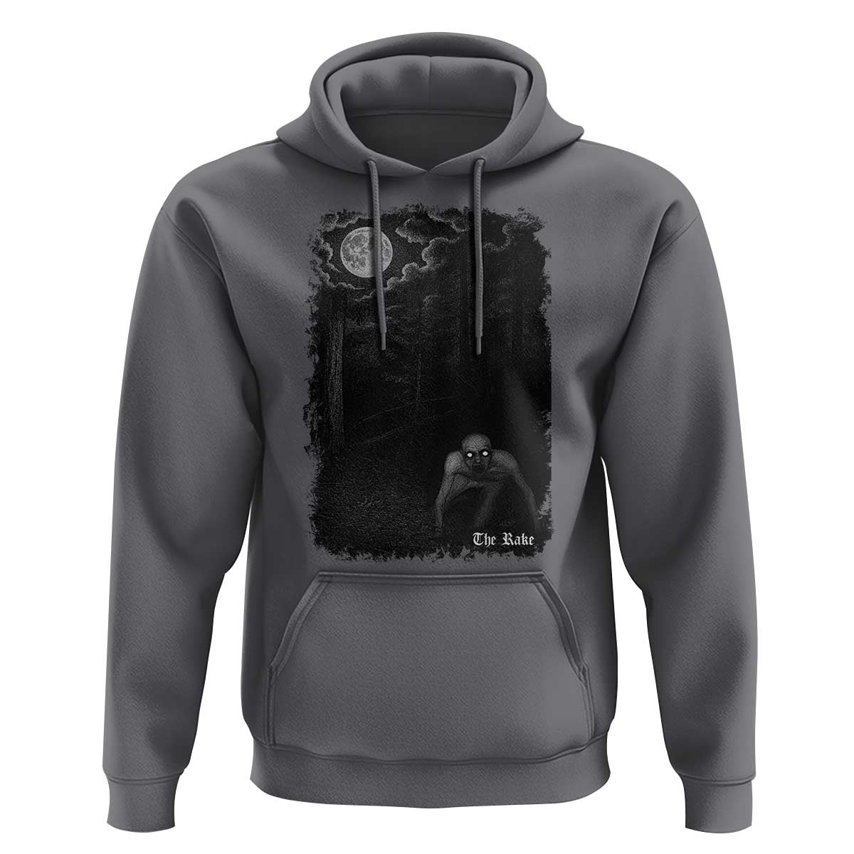 Rake Creepypasta Hoodie Cryptid Series Cryptozoology Gift Creepy Horror Halloween - Wonder Print Shop
