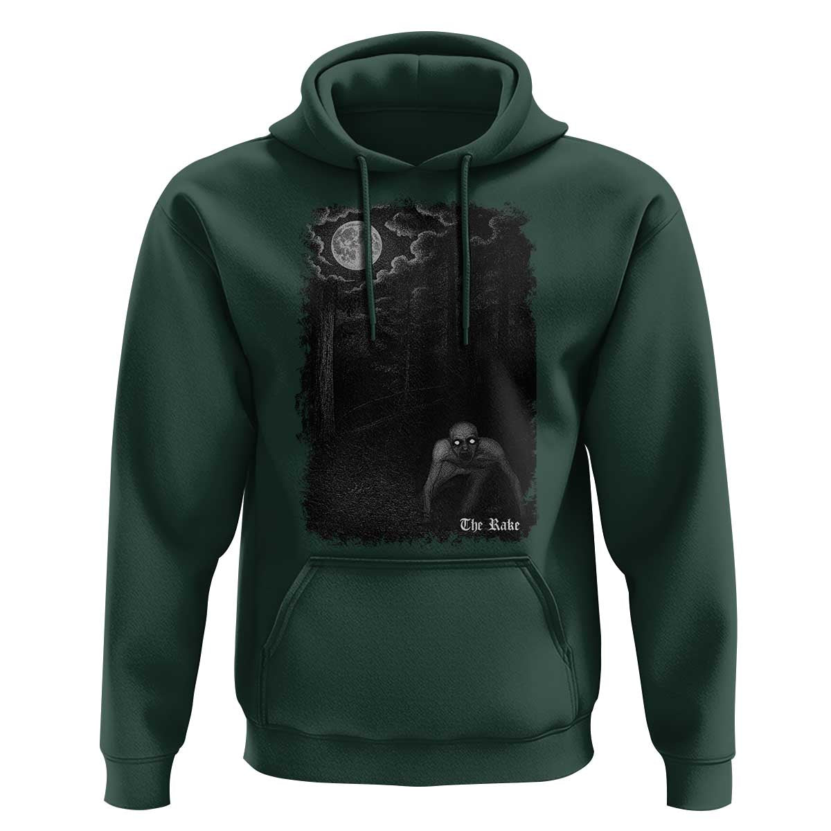 Rake Creepypasta Hoodie Cryptid Series Cryptozoology Gift Creepy Horror Halloween - Wonder Print Shop