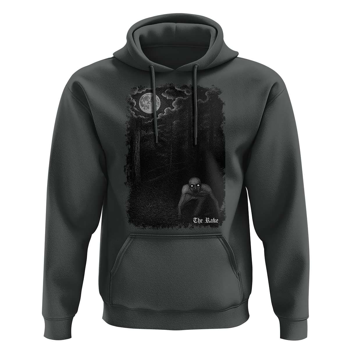 Rake Creepypasta Hoodie Cryptid Series Cryptozoology Gift Creepy Horror Halloween - Wonder Print Shop