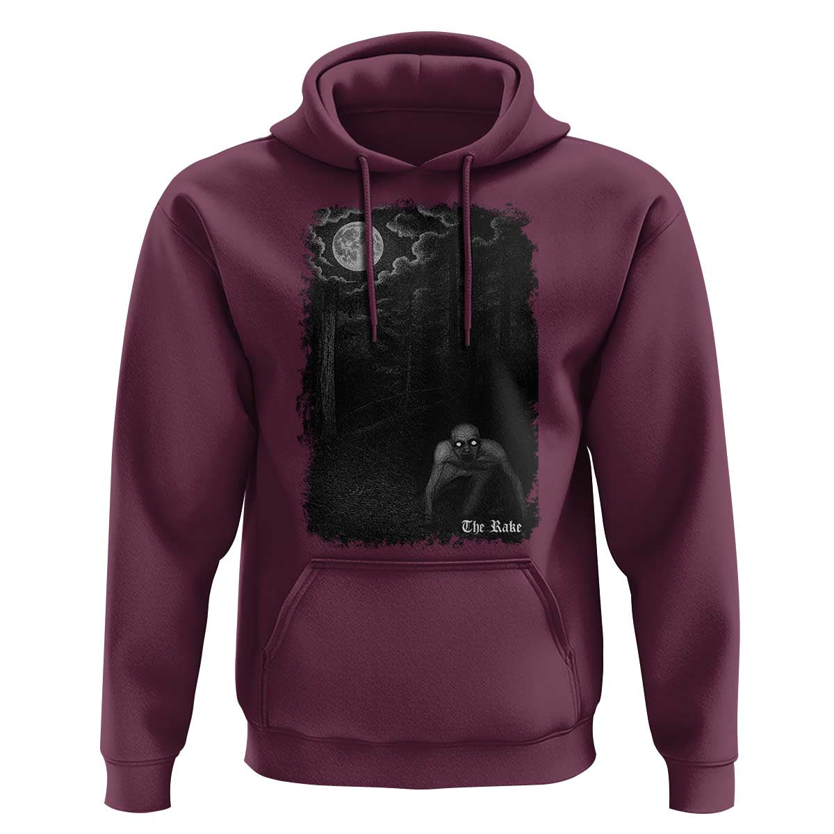 Rake Creepypasta Hoodie Cryptid Series Cryptozoology Gift Creepy Horror Halloween - Wonder Print Shop
