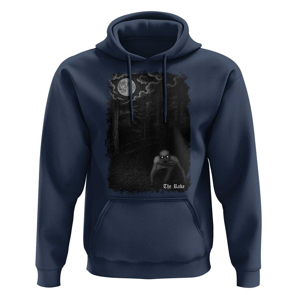 Rake Creepypasta Hoodie Cryptid Series Cryptozoology Gift Creepy Horror Halloween - Wonder Print Shop