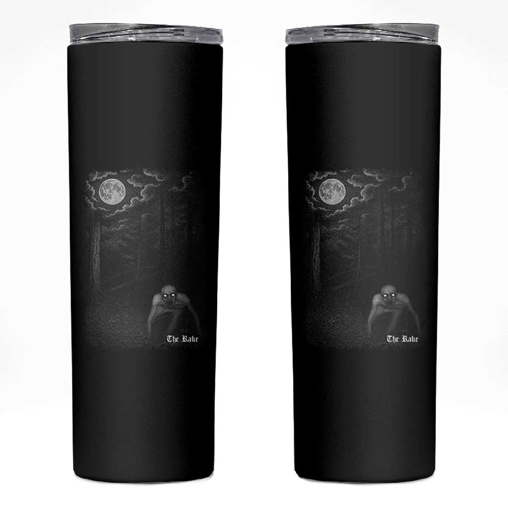 Rake Creepypasta Skinny Tumbler Cryptid Series Cryptozoology Gift Creepy Horror Halloween - Wonder Print Shop