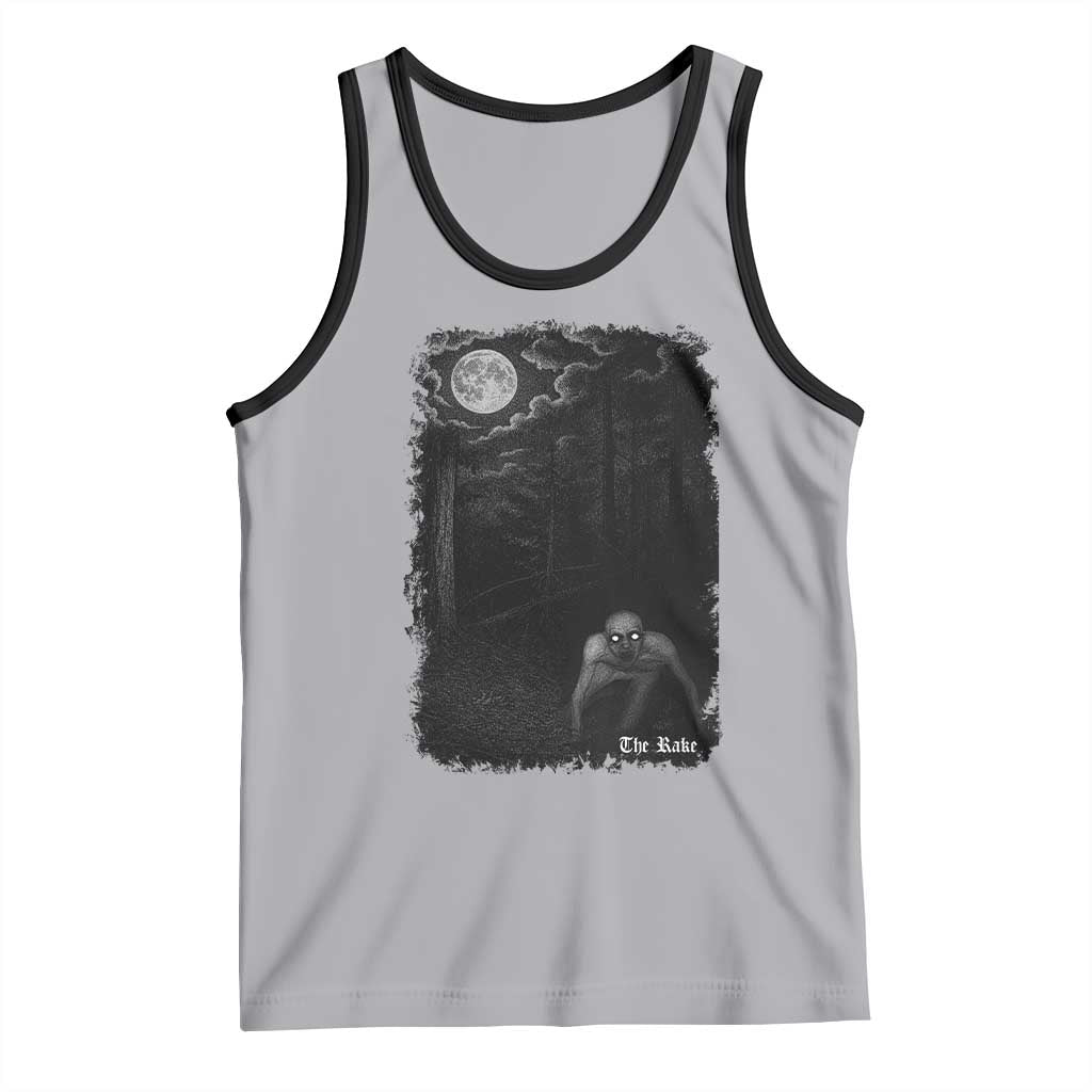 Rake Creepypasta Tank Top Cryptid Series Cryptozoology Gift Creepy Horror Halloween - Wonder Print Shop