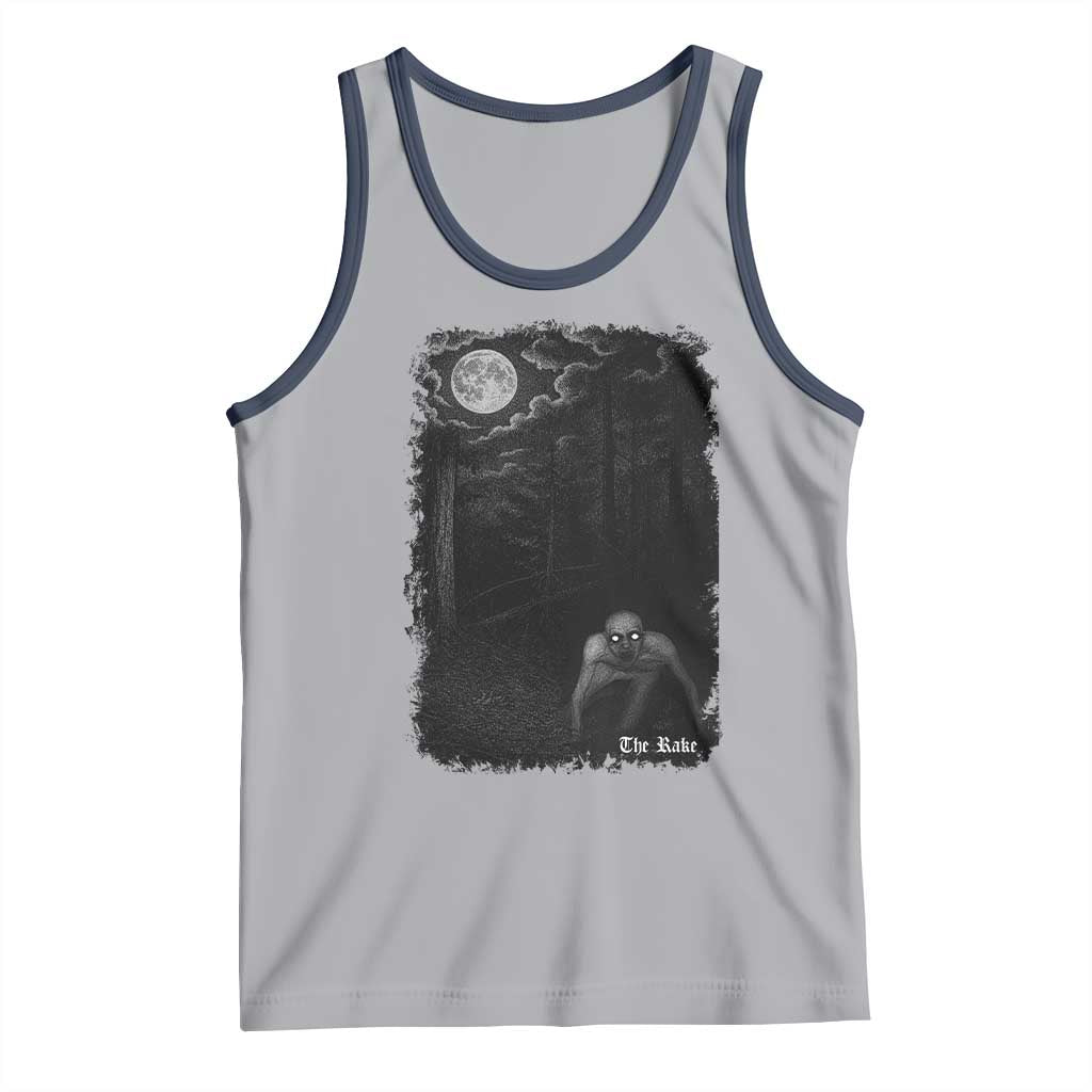 Rake Creepypasta Tank Top Cryptid Series Cryptozoology Gift Creepy Horror Halloween - Wonder Print Shop