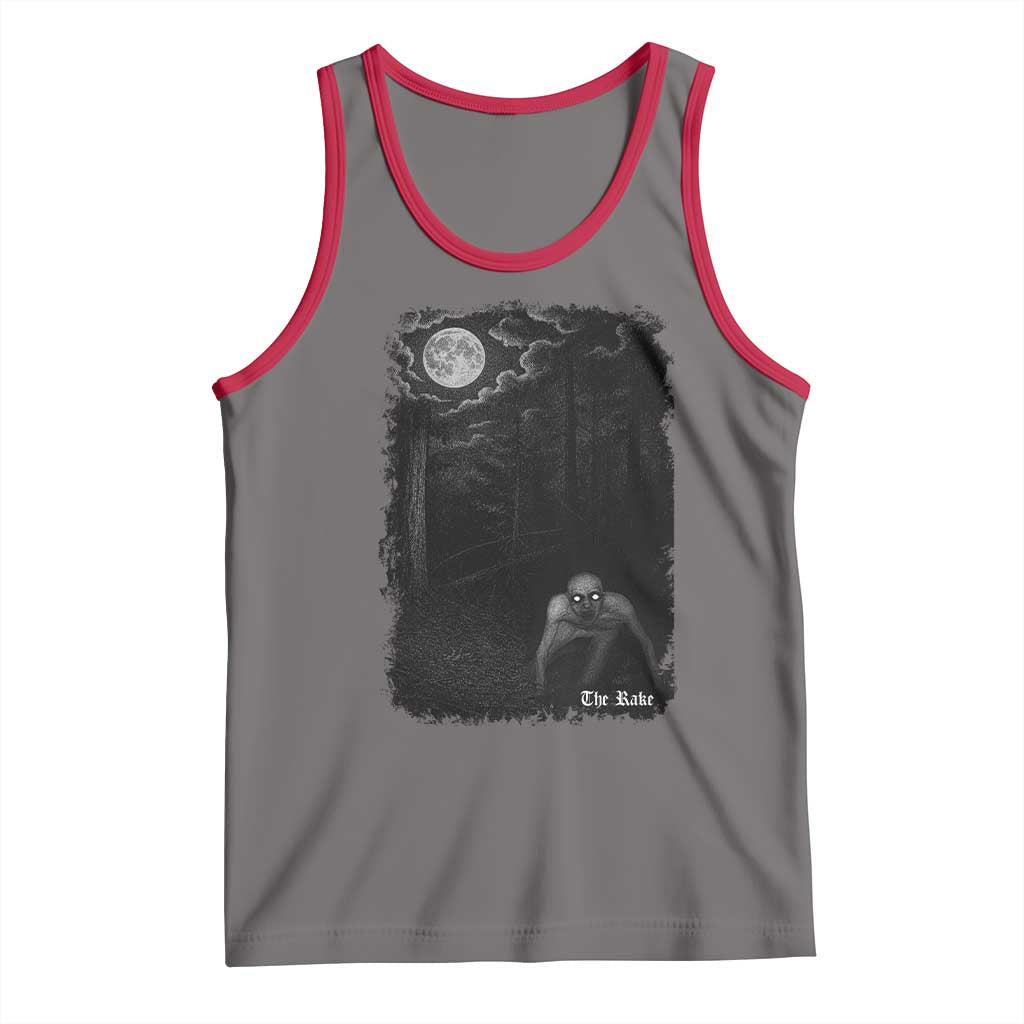 Rake Creepypasta Tank Top Cryptid Series Cryptozoology Gift Creepy Horror Halloween - Wonder Print Shop