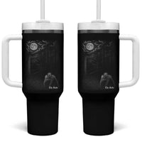 Rake Creepypasta Tumbler With Handle Cryptid Series Cryptozoology Gift Creepy Horror Halloween - Wonder Print Shop
