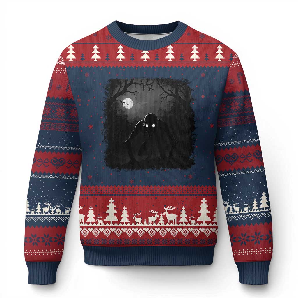 Rake Creepypasta Ugly Christmas Sweater Creepy Cryptid Series Cryptozoology Gift Halloween - Wonder Print Shop
