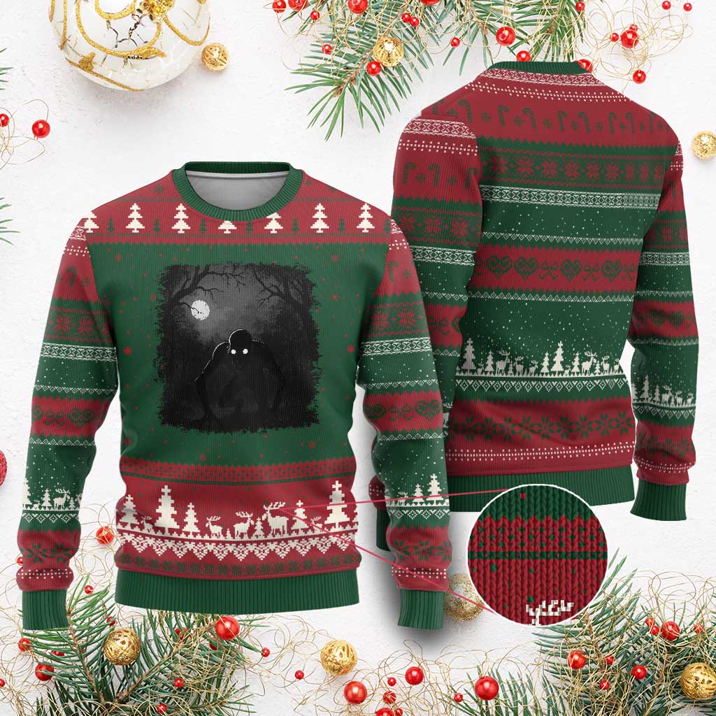 Rake Creepypasta Ugly Christmas Sweater Creepy Cryptid Series Cryptozoology Gift Halloween - Wonder Print Shop