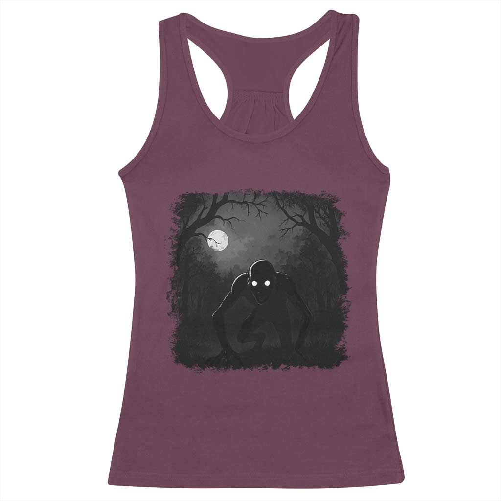 Rake Creepypasta Racerback Tank Top Creepy Cryptid Series Cryptozoology Gift Halloween - Wonder Print Shop