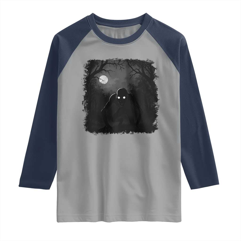 Rake Creepypasta Raglan Shirt Creepy Cryptid Series Cryptozoology Gift Halloween - Wonder Print Shop