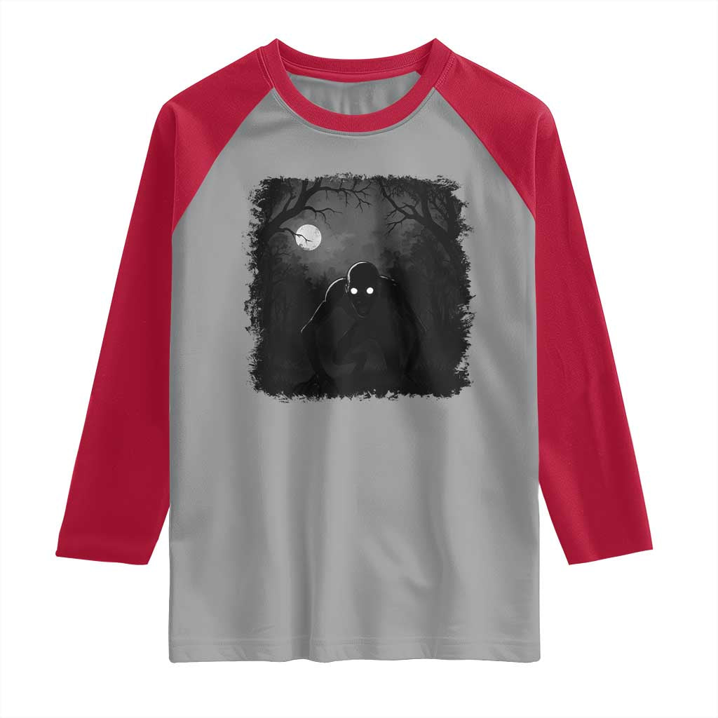 Rake Creepypasta Raglan Shirt Creepy Cryptid Series Cryptozoology Gift Halloween - Wonder Print Shop