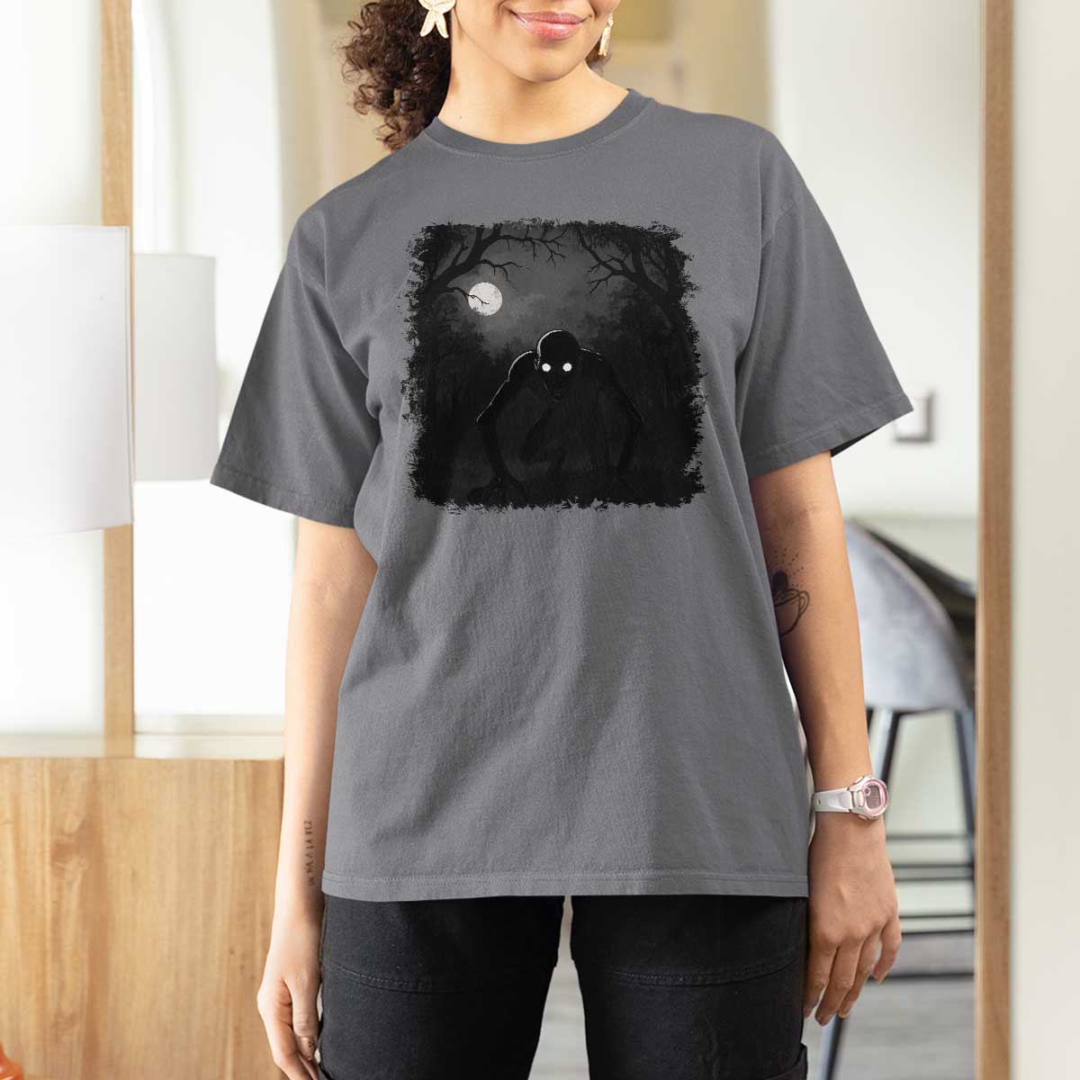 Rake Creepypasta T Shirt For Women Creepy Cryptid Series Cryptozoology Gift Halloween - Wonder Print Shop