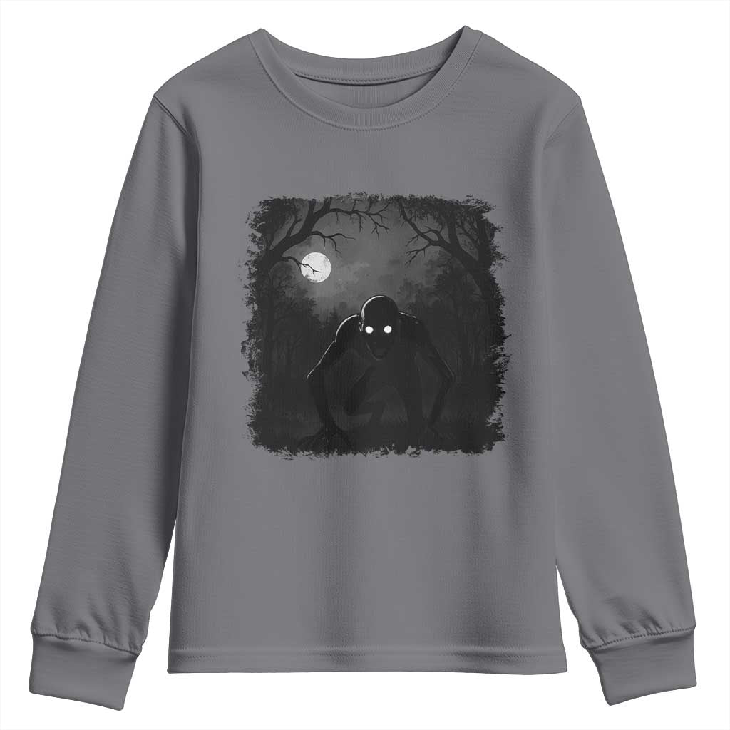 Rake Creepypasta Youth Sweatshirt Creepy Cryptid Series Cryptozoology Gift Halloween - Wonder Print Shop