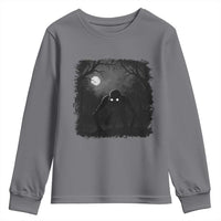 Rake Creepypasta Youth Sweatshirt Creepy Cryptid Series Cryptozoology Gift Halloween - Wonder Print Shop