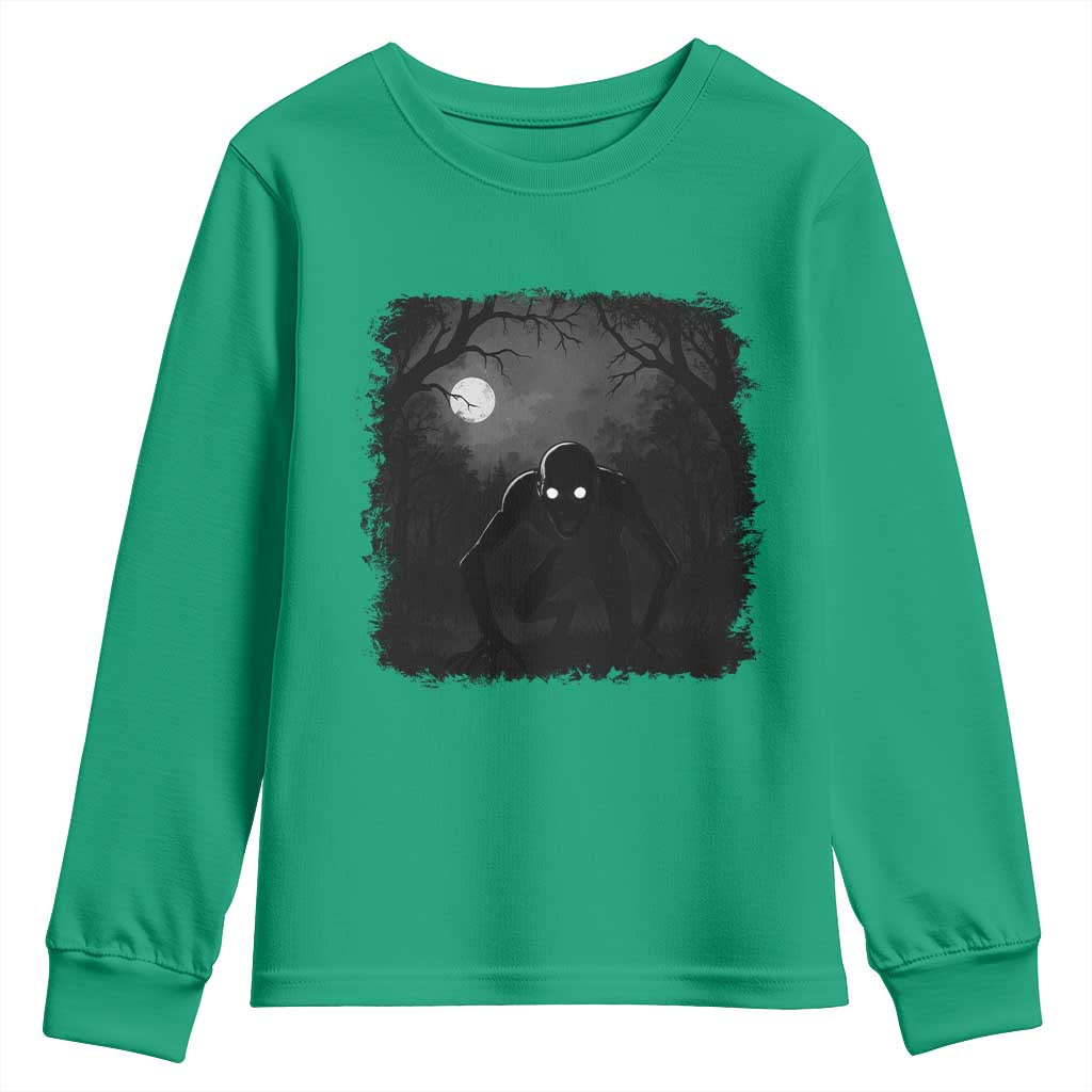 Rake Creepypasta Youth Sweatshirt Creepy Cryptid Series Cryptozoology Gift Halloween - Wonder Print Shop