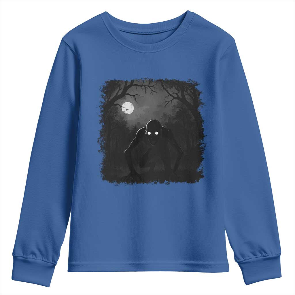 Rake Creepypasta Youth Sweatshirt Creepy Cryptid Series Cryptozoology Gift Halloween - Wonder Print Shop