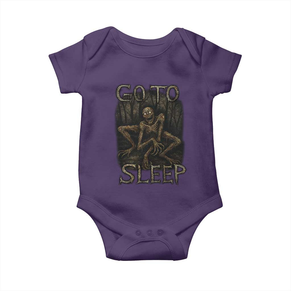 Rake Creepypasta Baby Onesie Creepy Cryptid Series Alt Goth Grunge Horror Aesthetic - Wonder Print Shop