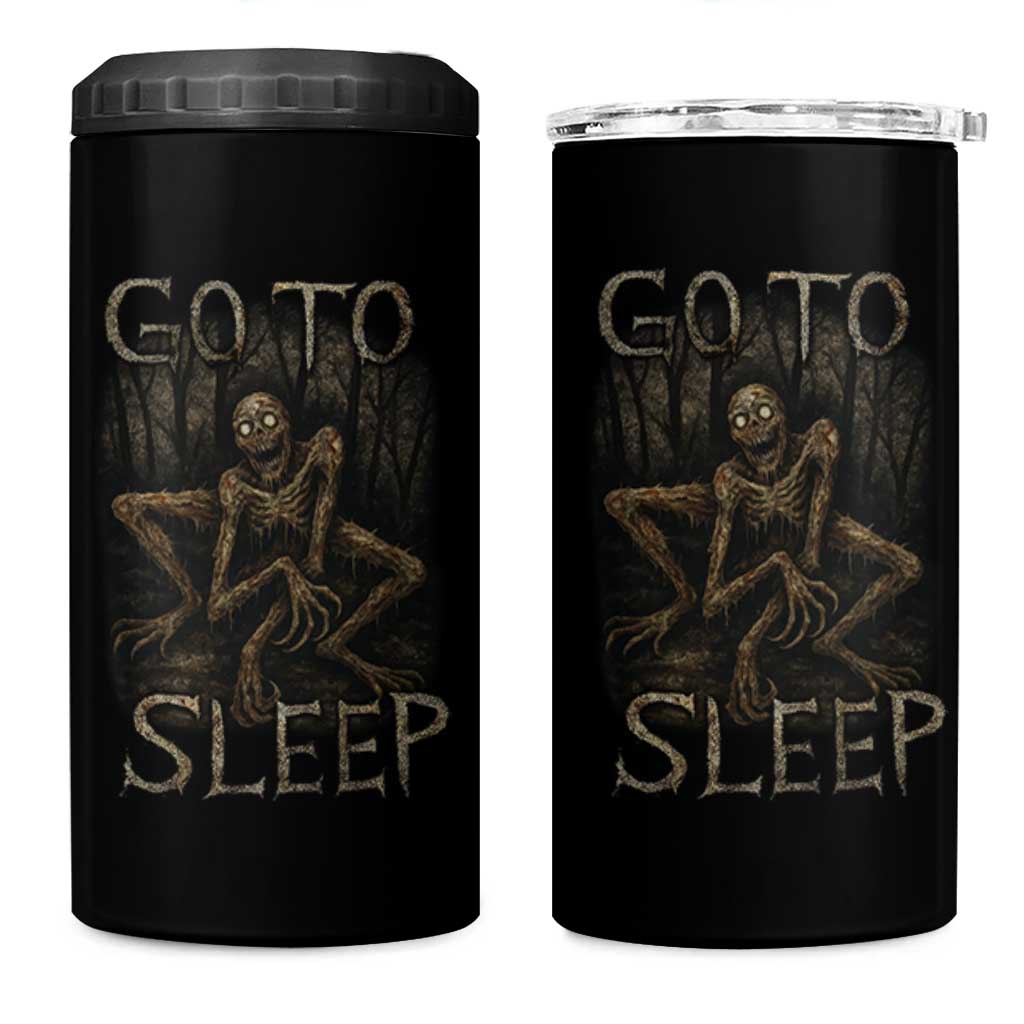 Rake Creepypasta 4 in 1 Can Cooler Tumbler Creepy Cryptid Series Alt Goth Grunge Horror Aesthetic - Wonder Print Shop