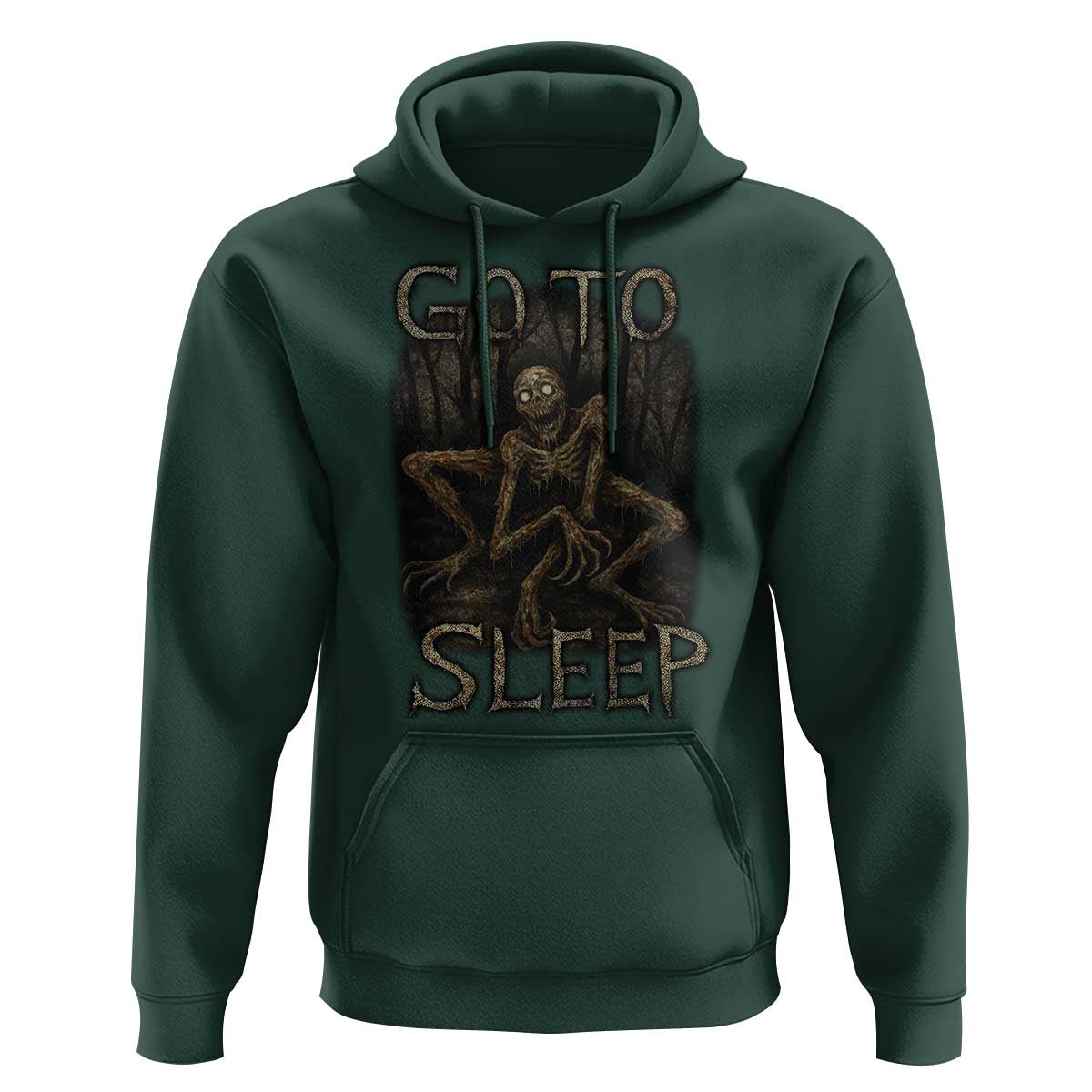 Rake Creepypasta Hoodie Creepy Cryptid Series Alt Goth Grunge Horror Aesthetic - Wonder Print Shop