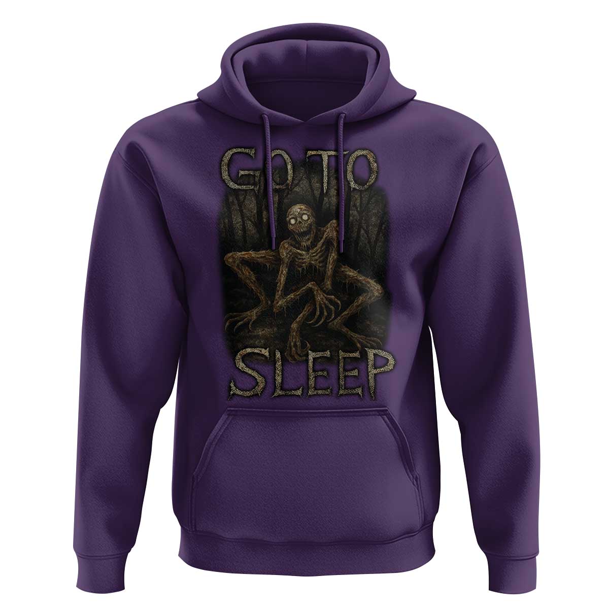 Rake Creepypasta Hoodie Creepy Cryptid Series Alt Goth Grunge Horror Aesthetic - Wonder Print Shop