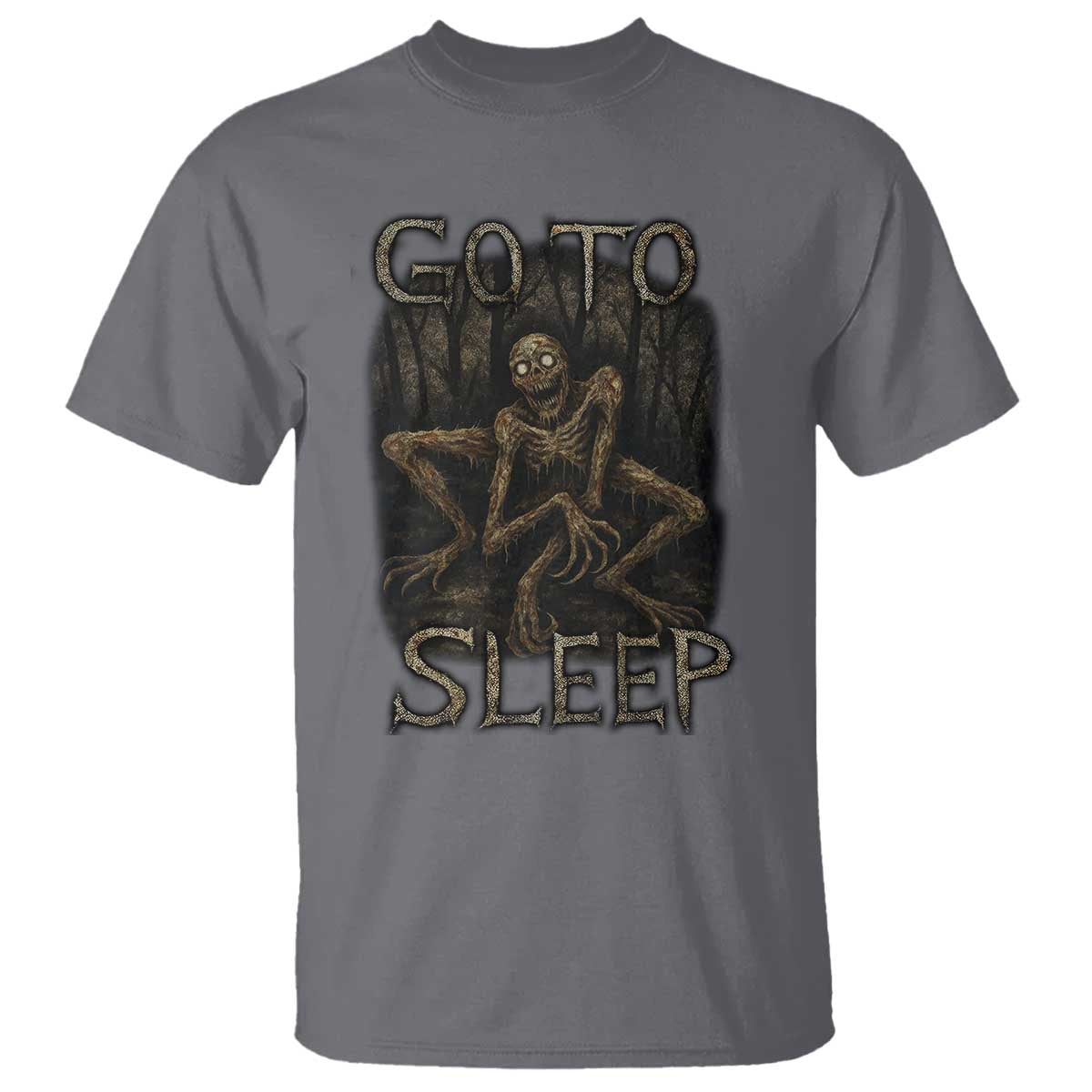 Rake Creepypasta T Shirt Creepy Cryptid Series Alt Goth Grunge Horror Aesthetic - Wonder Print Shop