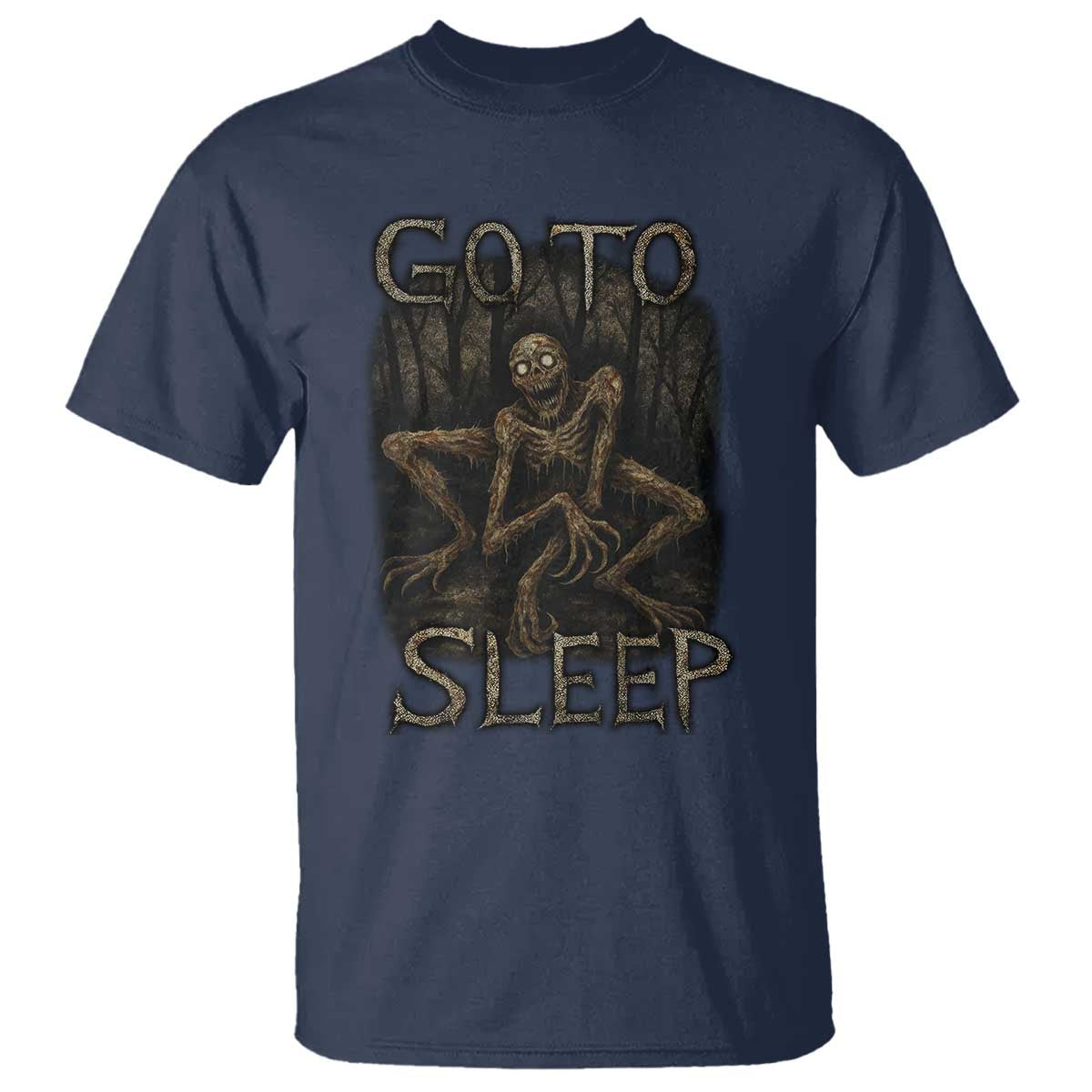 Rake Creepypasta T Shirt Creepy Cryptid Series Alt Goth Grunge Horror Aesthetic - Wonder Print Shop