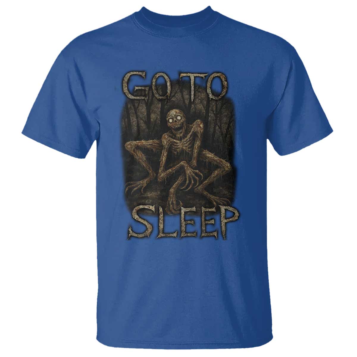 Rake Creepypasta T Shirt Creepy Cryptid Series Alt Goth Grunge Horror Aesthetic - Wonder Print Shop