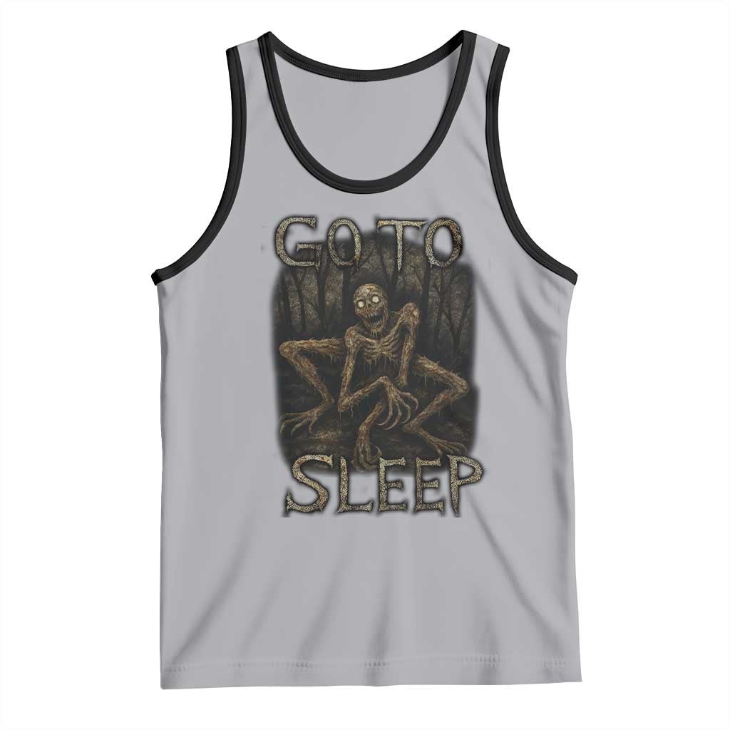 Rake Creepypasta Tank Top Creepy Cryptid Series Alt Goth Grunge Horror Aesthetic - Wonder Print Shop